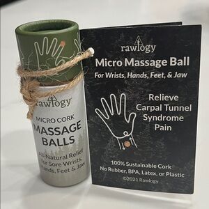 Green Micro Cork Massage Balls